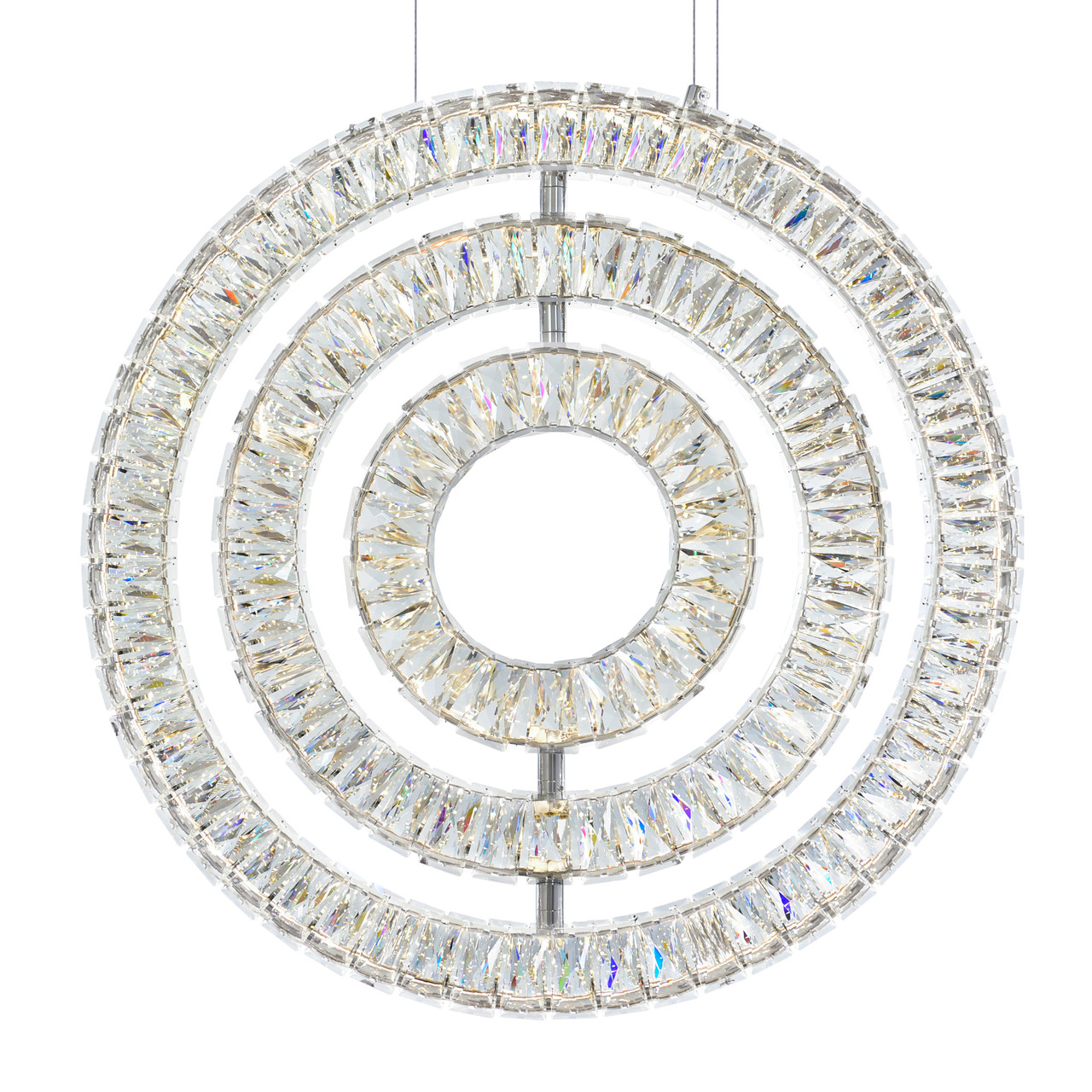 CWI LIGHTING 1046P20-3-601 LED Chandelier with Chrome Finish