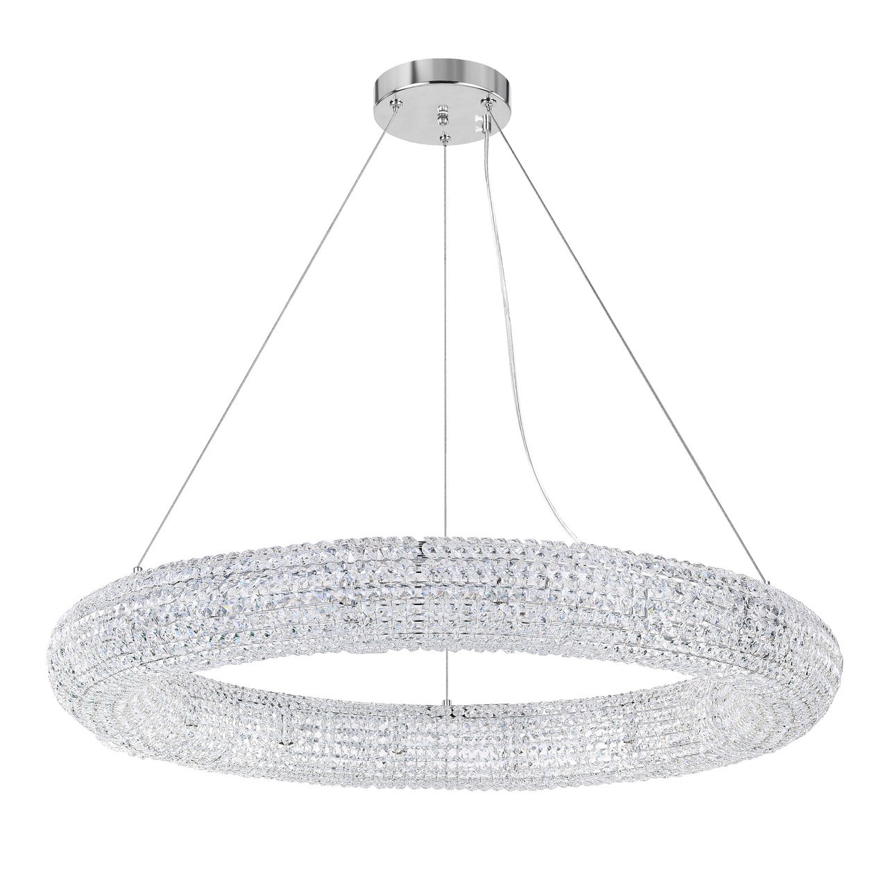 CWI LIGHTING 1057P40-16-601 16 Light Chandelier with Chrome Finish