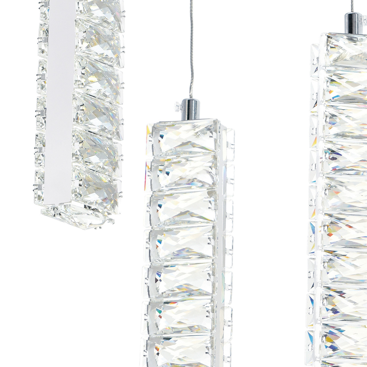 CWI LIGHTING 1046P20-19-601 LED Chandelier with Chrome Finish