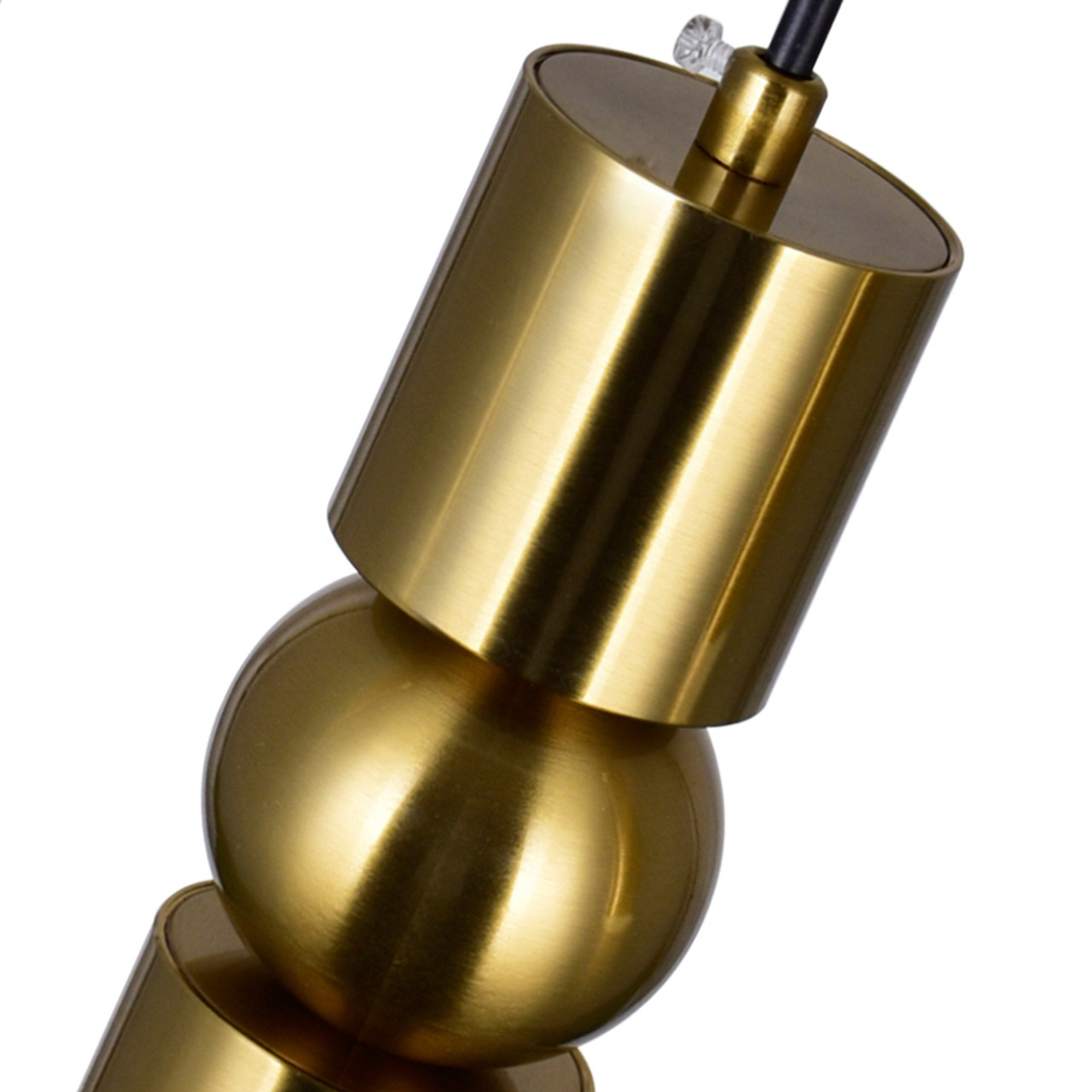 CWI LIGHTING 1225P9-4-625 LED Pendant with Brass Finish