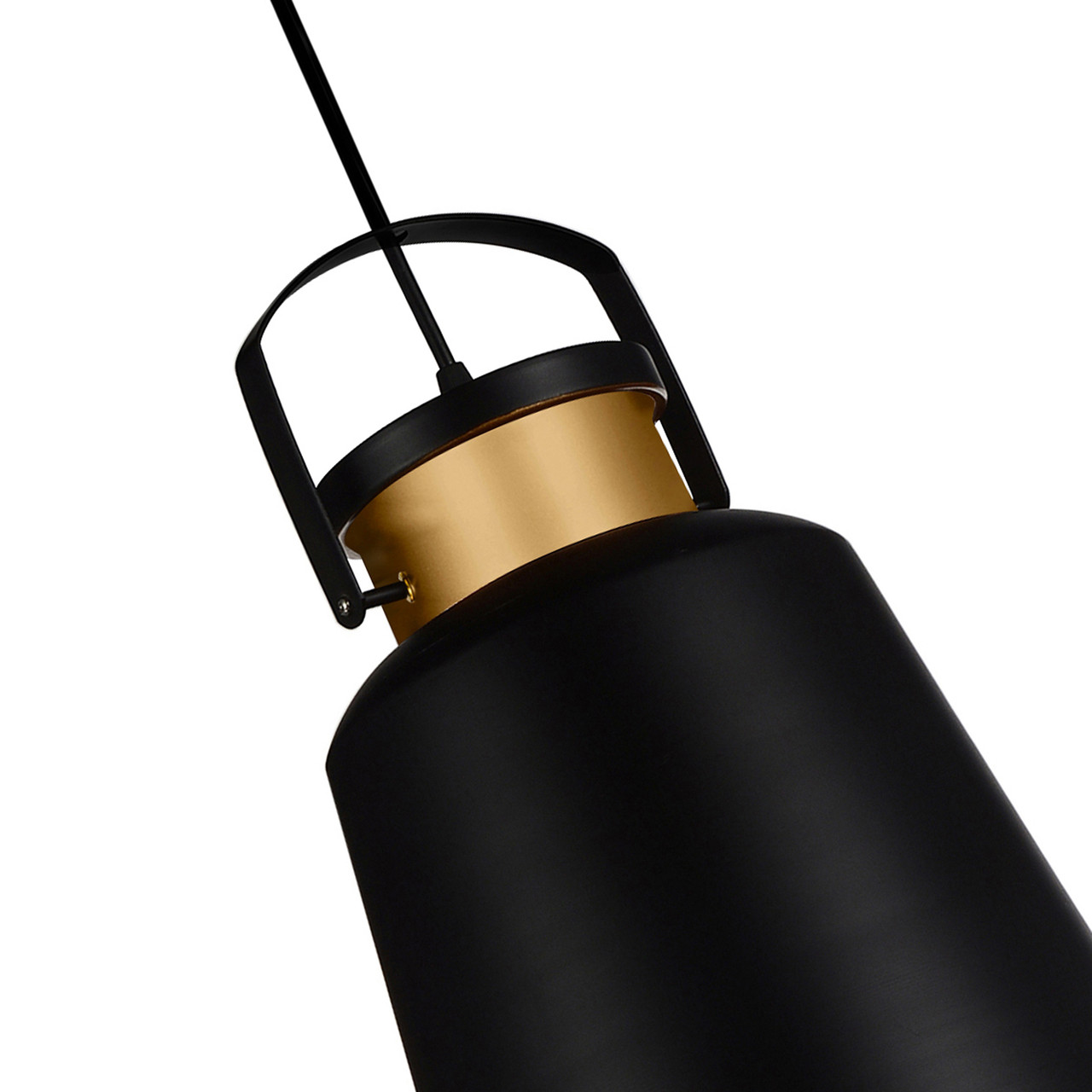 CWI LIGHTING 9845P10-101 1 Light Down Pendant with Black finish