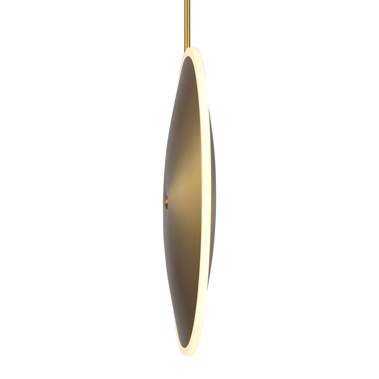 CWI LIGHTING 1204P16-1-625 LED Pendant with Brass Finish