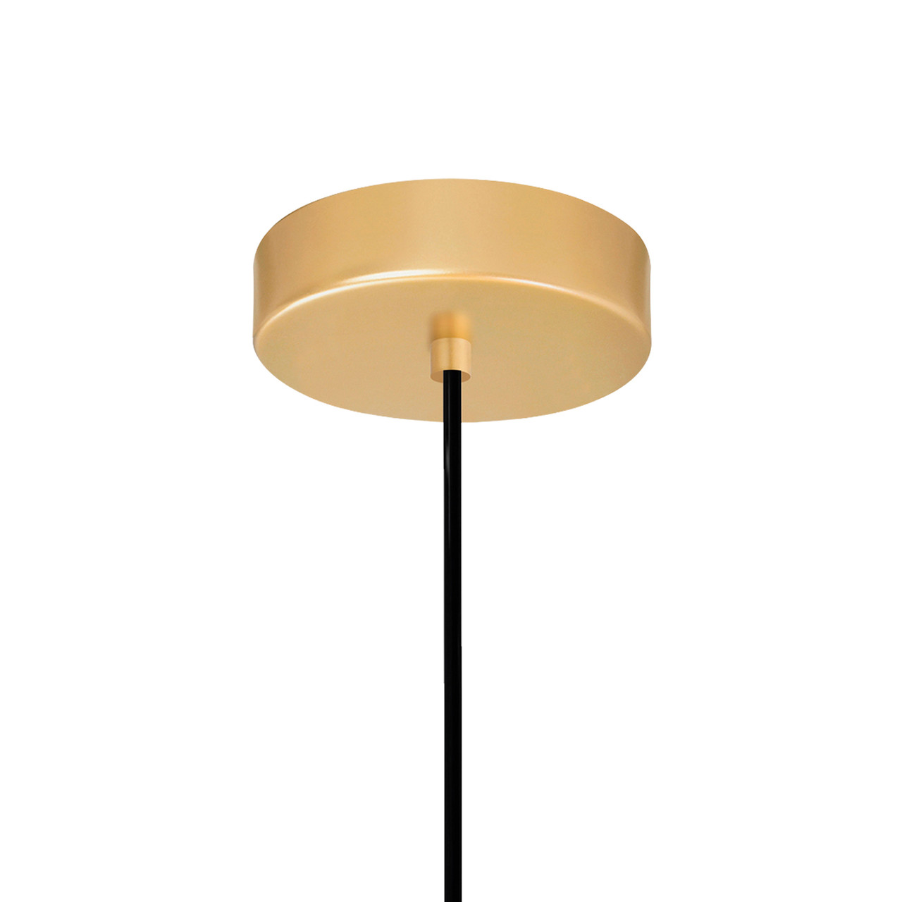 CWI LIGHTING 1156P4-625 LED Mini Pendant with Brass+Black Finish