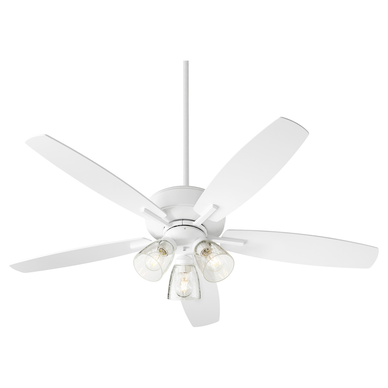 QUORUM INTERNATIONAL 7052-308 Breeze 3-Light Ceiling Fan, Studio White
