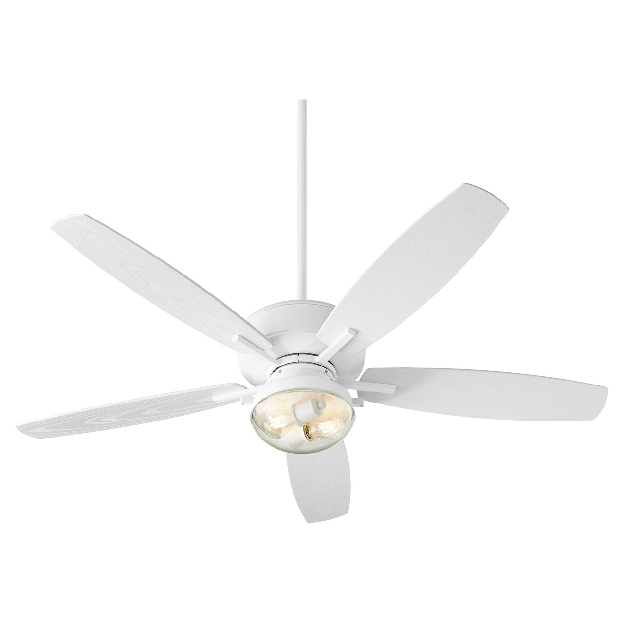 QUORUM INTERNATIONAL 170525-8 Breeze Patio 2-Light LED Patio Fan, Studio White Studio White