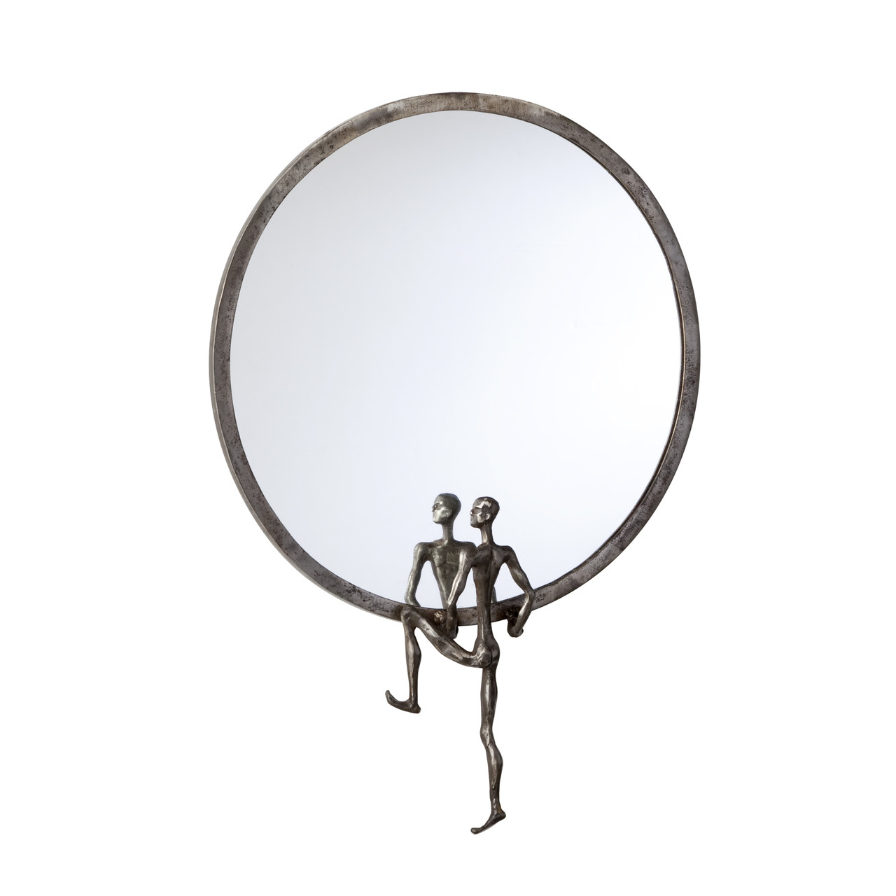 CYAN DESIGN 04447 Kobe Mirror #2, Raw Steel