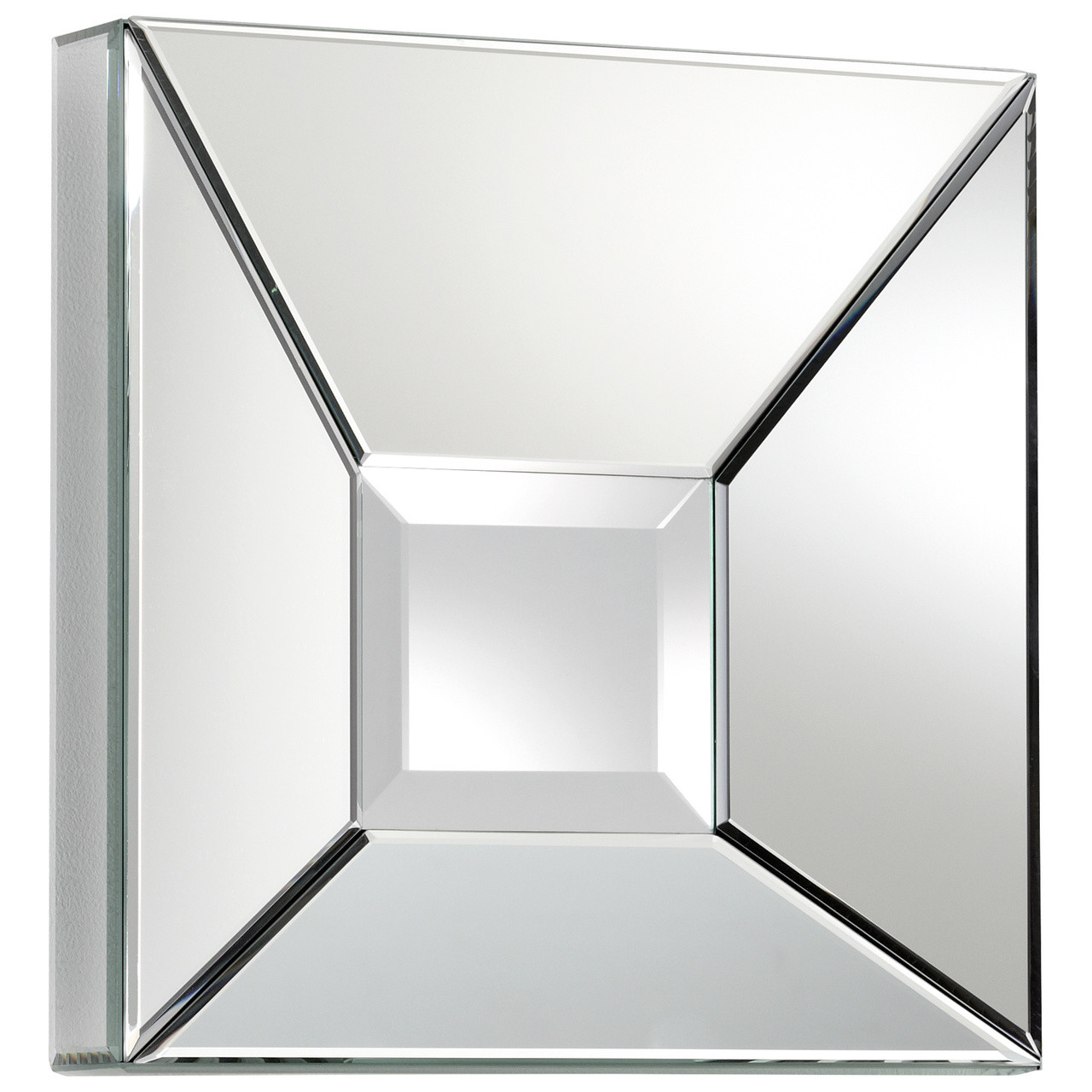 CYAN DESIGN 06382 Pentallica Square Mirror, Clear