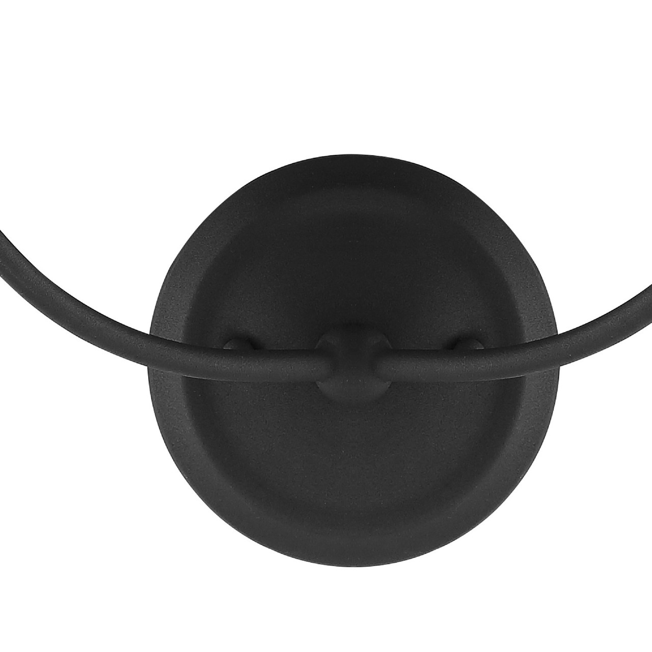 CRYSTORAMA 2242-BF Libby Langdon For Crystorama Sylvan 2 Light Black Forged Sconce