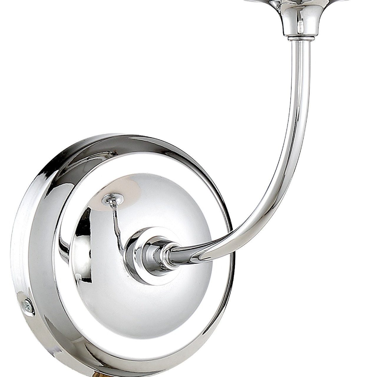 CRYSTORAMA 2441-OP-CH Libby Langdon Sylvan 1 Light Chrome Wall Mount