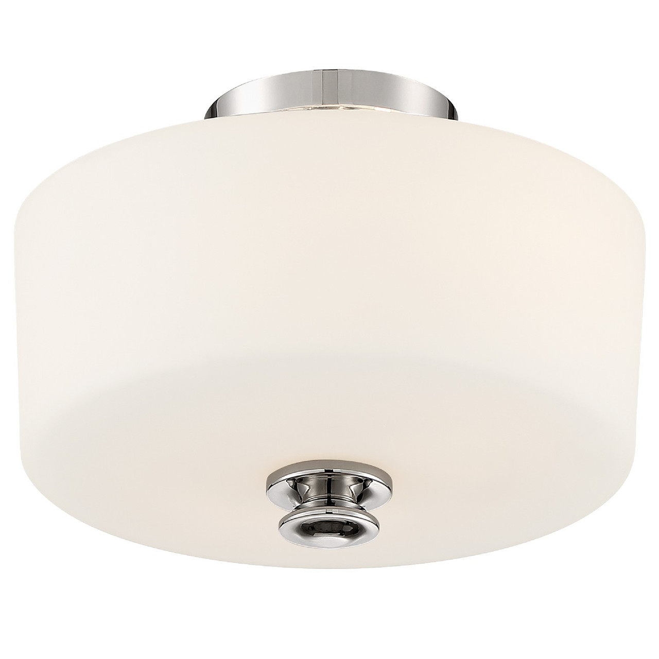 CRYSTORAMA TRA-A3302-PN Travis 2 Light Polished Nickel Ceiling Mount