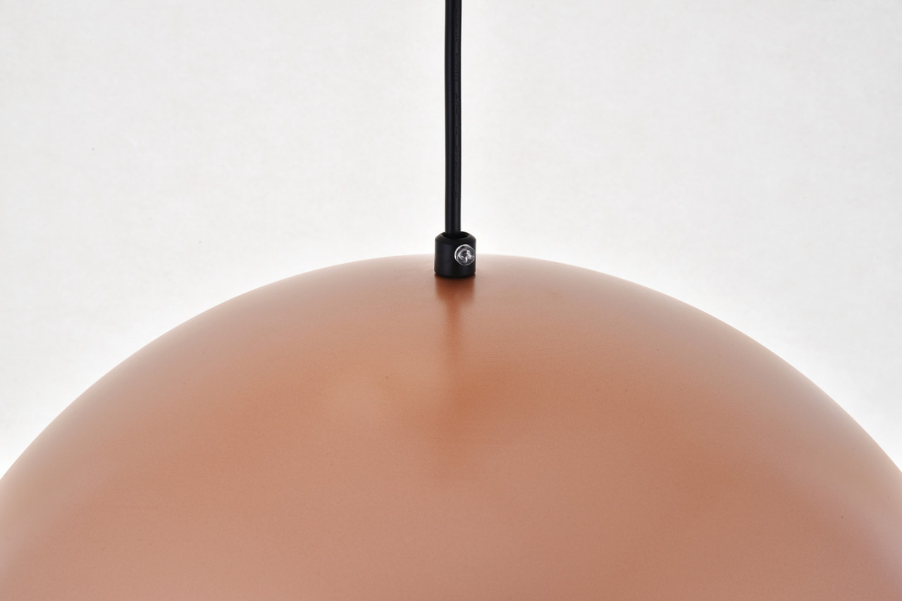 Living District LDPD2042HG Circa 1 Light Honey Gold Pendant