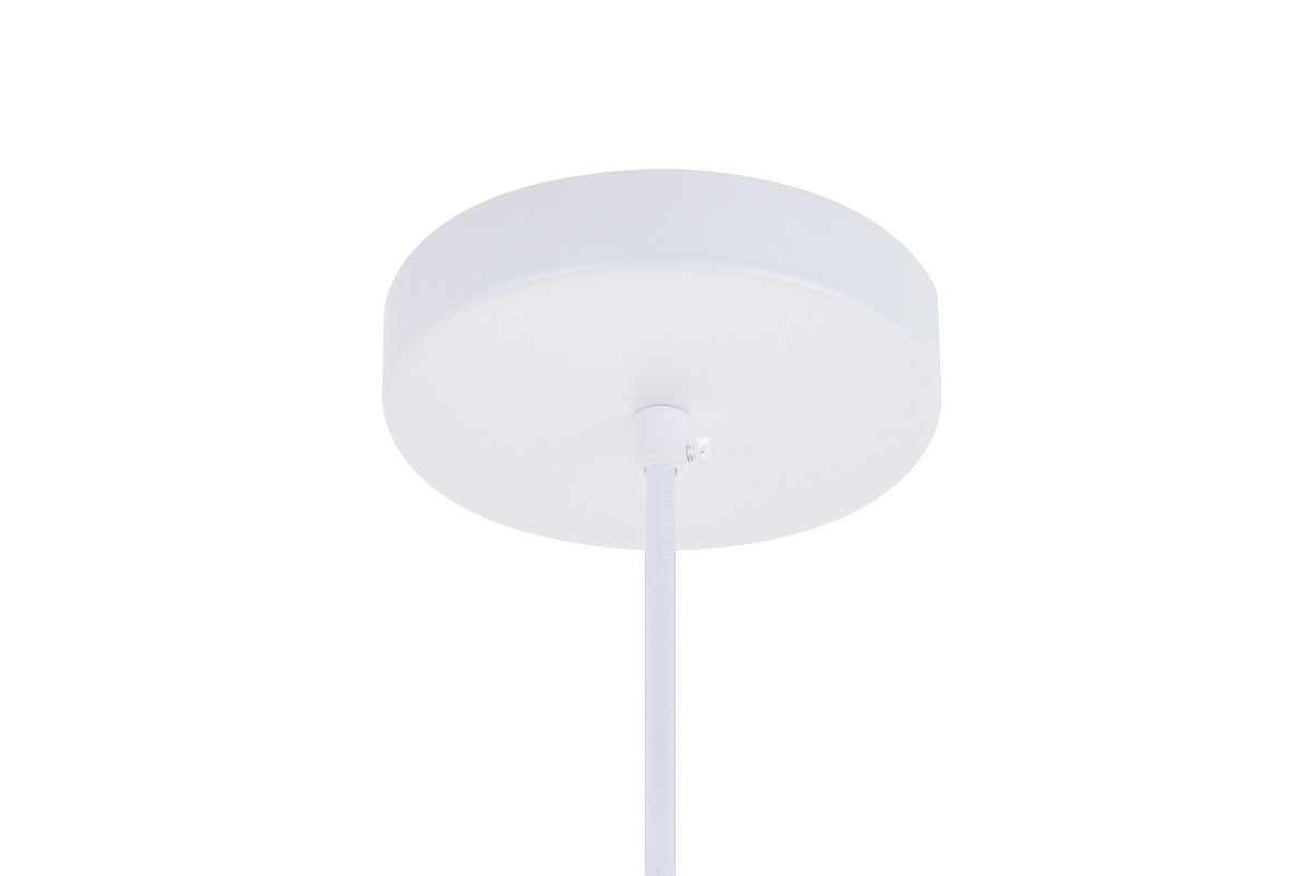 Living District LDPD2044WH Circa 1 Light White Pendant