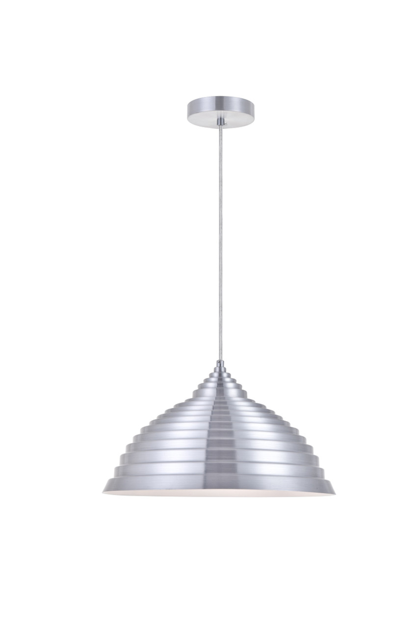 Living District LDPD2044BN Circa 1 Light Burnished Nickel Pendant