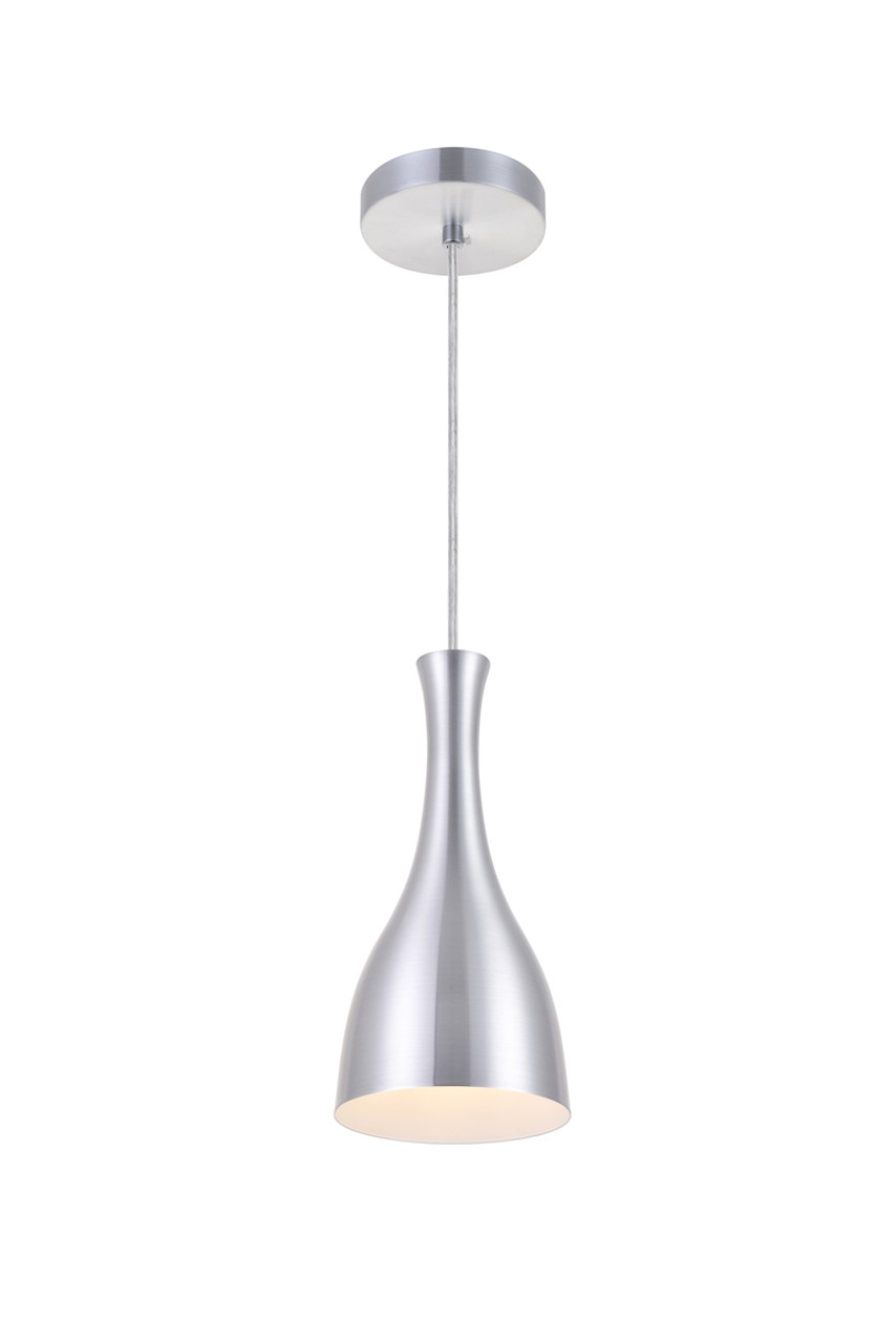 Living District LD2407BN Aiken 1 Light Burnished Nickel Pendant