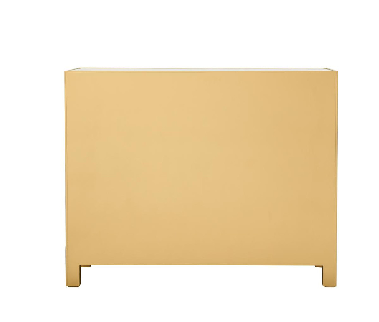 Elegant Decor MF72019G Chest 3 drawers 40in. W x 16in. D x 32in. H in gold