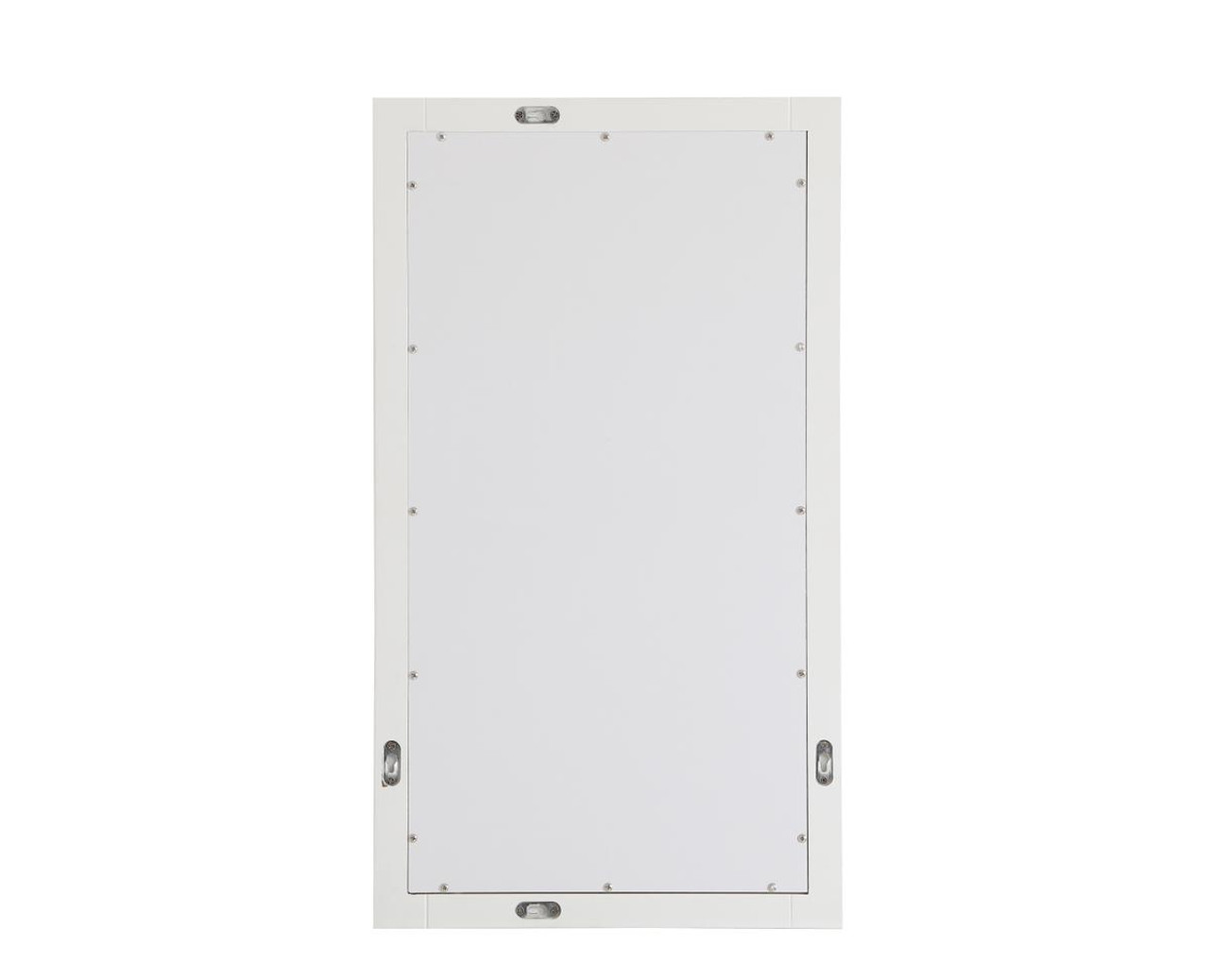 Elegant Decor VM21832WH Aqua rectangle vanity mirror 18 inch in White