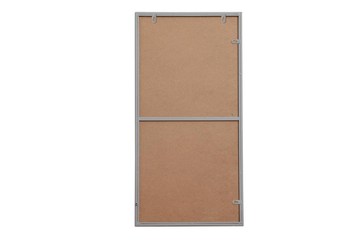 Elegant Decor MR41836GR Metal frame rectangle mirror 18 inch x 36 inch in Grey