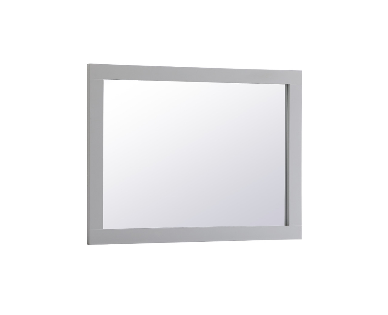 Elegant Decor VM22432GR Aqua rectangle vanity mirror 24 inch in Grey
