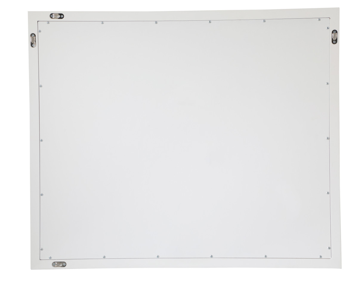 Elegant Decor VM23036WH Aqua rectangle vanity mirror 30 inch in White