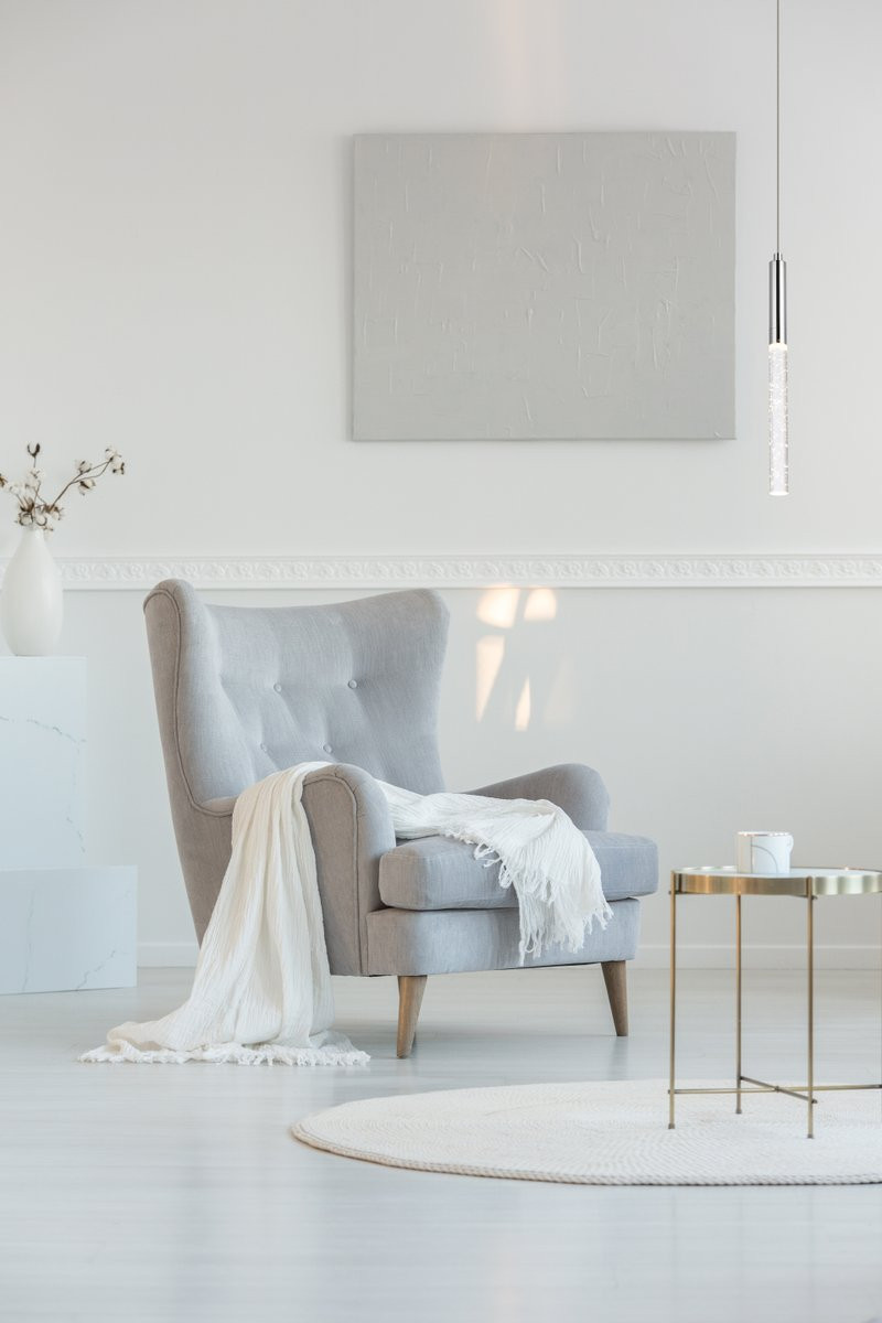 Elegant Lighting 5203D5C Ruelle 1 light Chrome Pendant