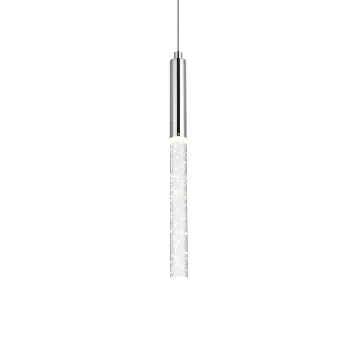Elegant Lighting 5203D5C Ruelle 1 light Chrome Pendant