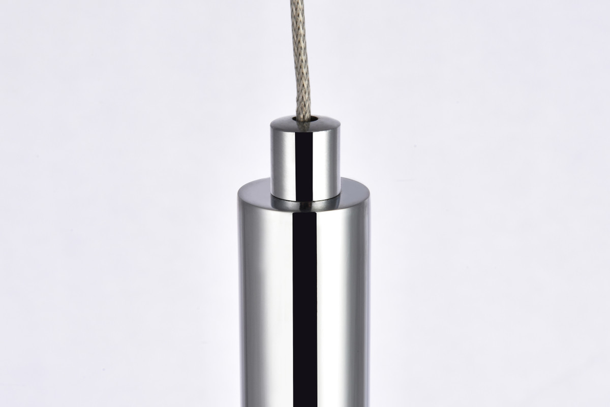 Elegant Lighting 5203D5C Ruelle 1 light Chrome Pendant
