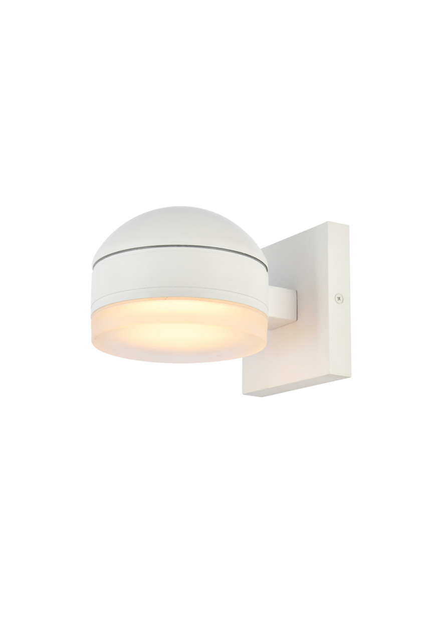 Living District LDOD4015WH Raine Integrated LED wall sconce in white