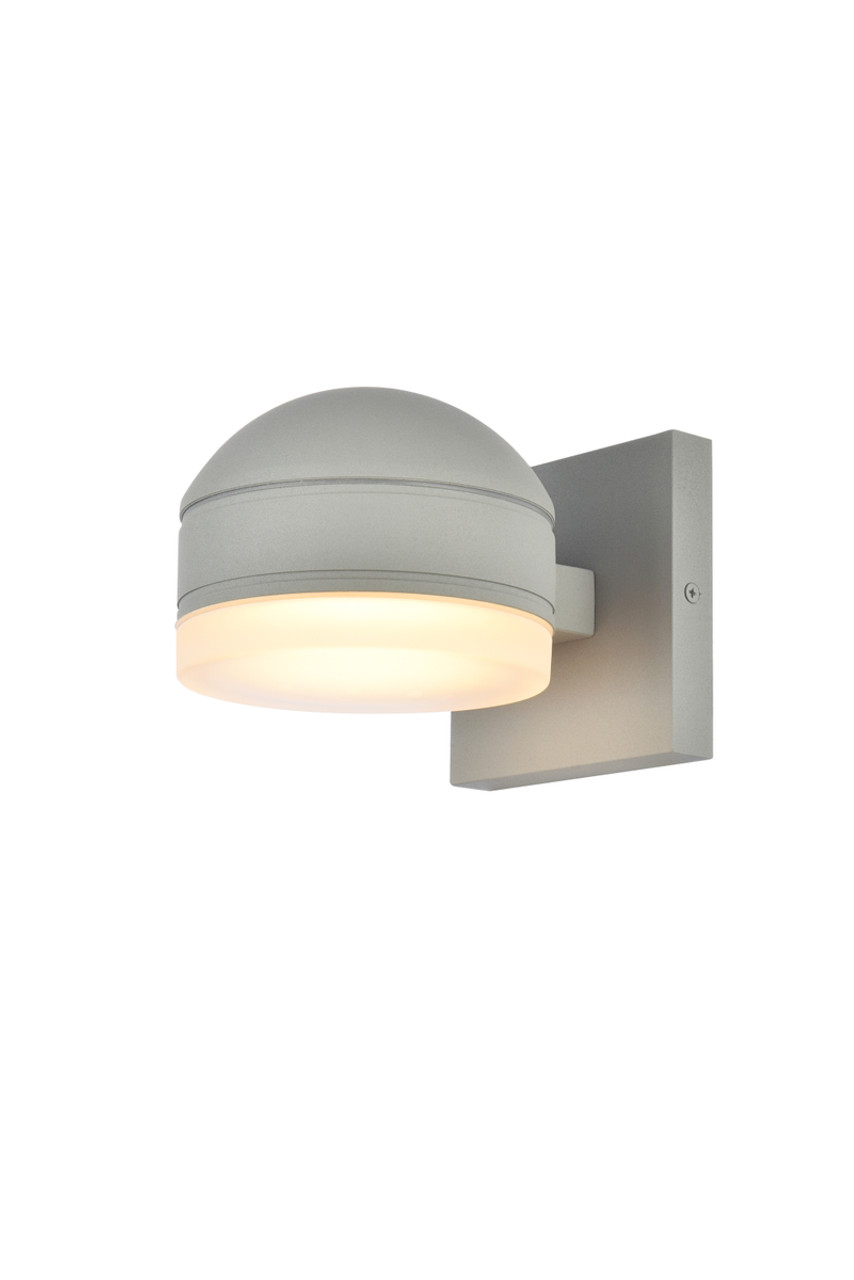 Living District LDOD4015S Raine Integrated LED wall sconce in silver