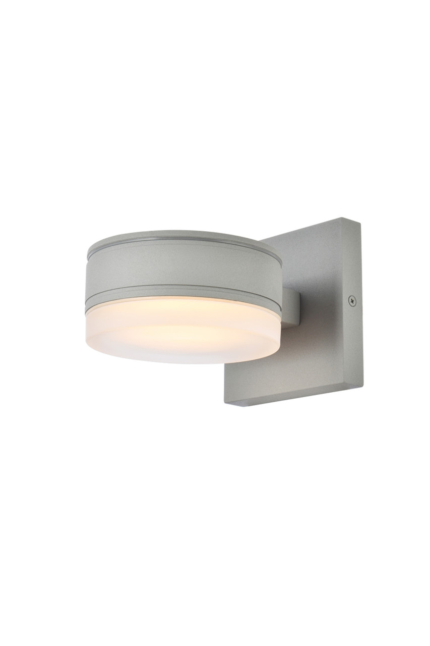 Living District LDOD4013S Raine Integrated LED wall sconce in silver