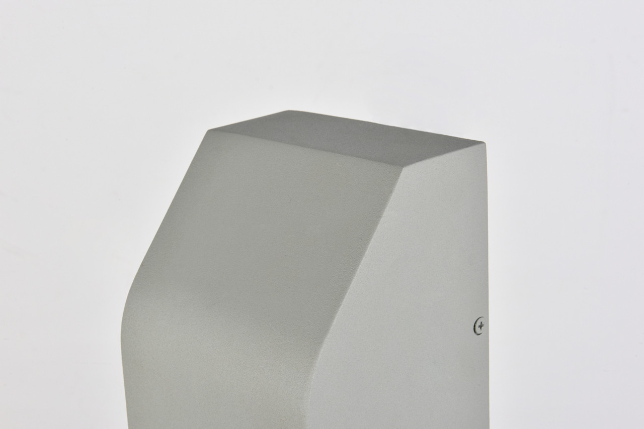 Living District LDOD4004S Raine Integrated LED wall sconce in silver