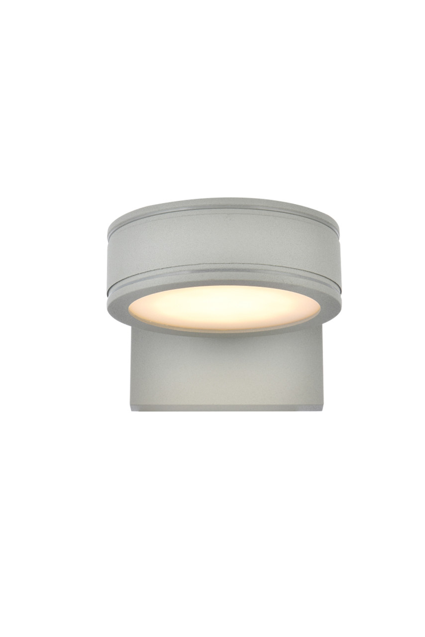 Living District LDOD4018S Raine Integrated LED wall sconce in silver