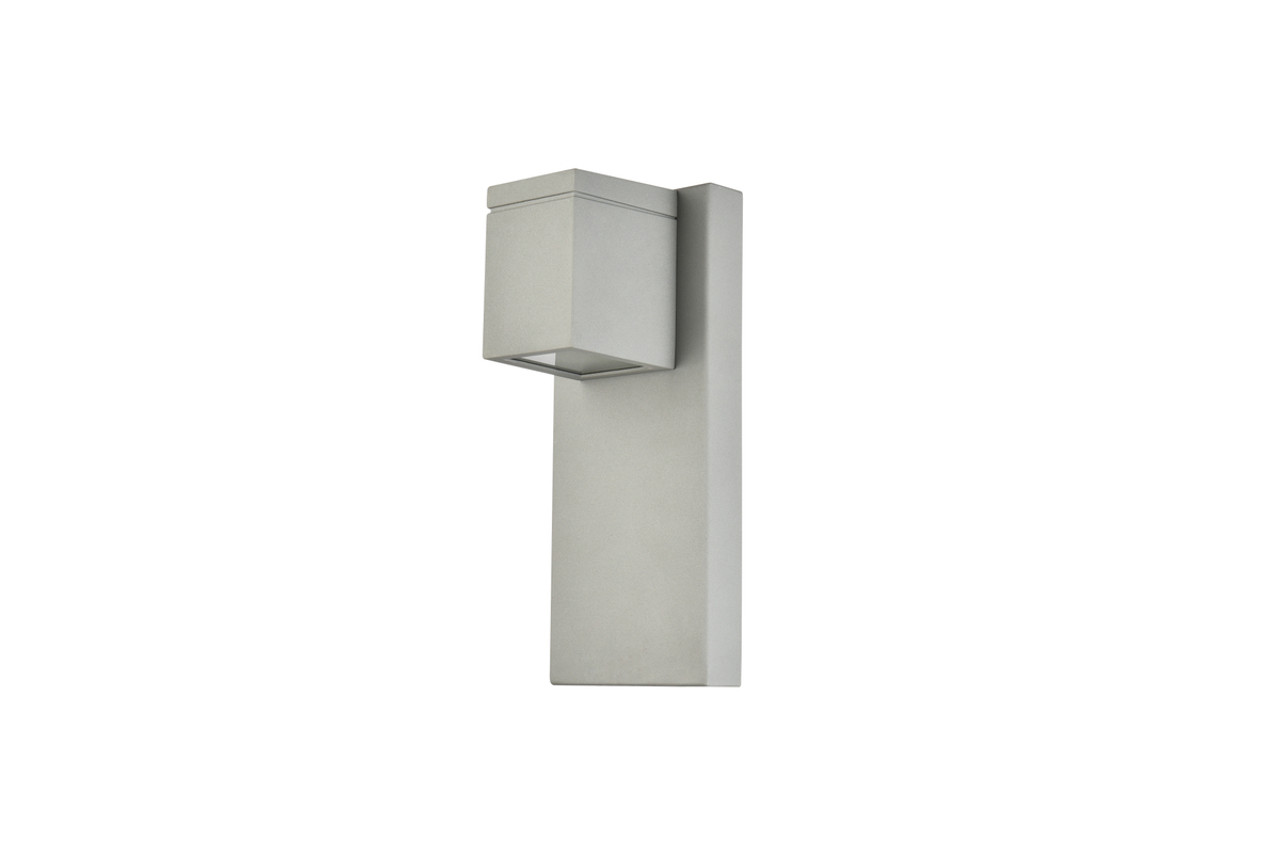 Living District LDOD4007S Raine Integrated LED wall sconce in silver