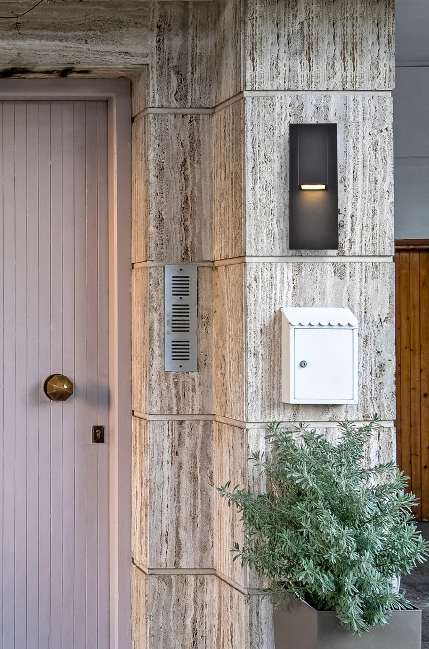 Living District LDOD4006BK Raine Integrated LED wall sconce in black Living District LDOD4006BK Raine Integrated LED wall sconce in black