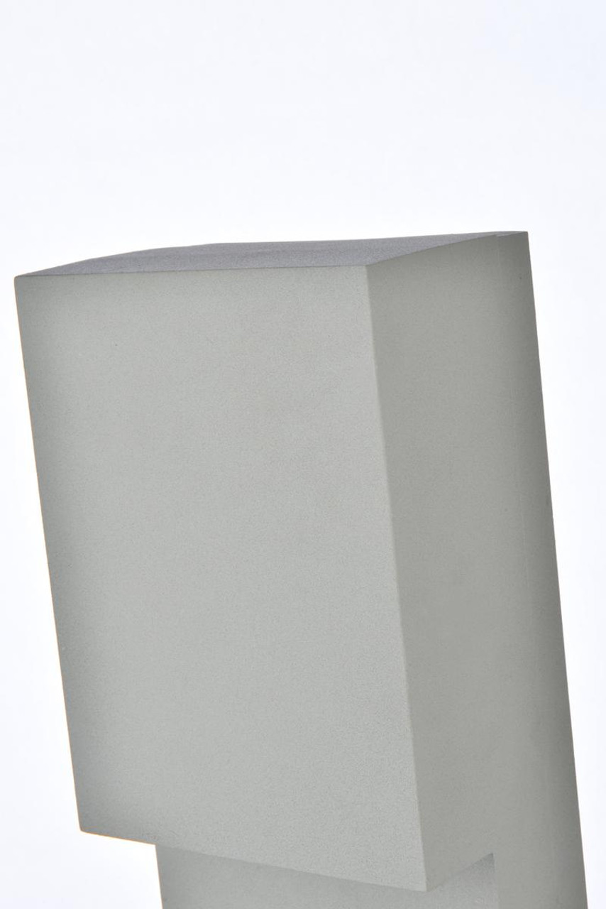 Living District LDOD4001S Raine Integrated LED wall sconce in silver