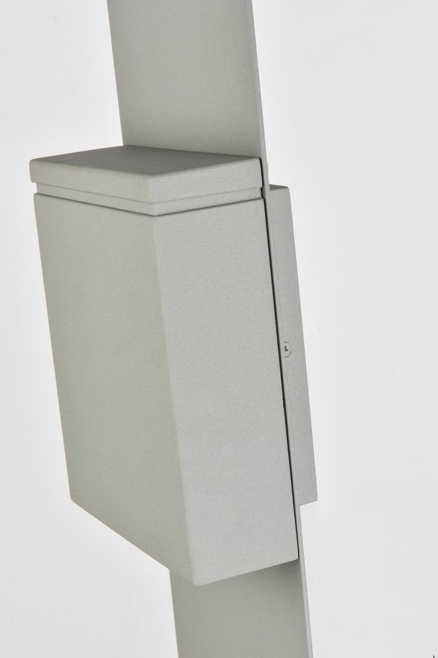 LIVING DISTRICT LDOD4024S Raine Integrated LED wall sconce  in silver