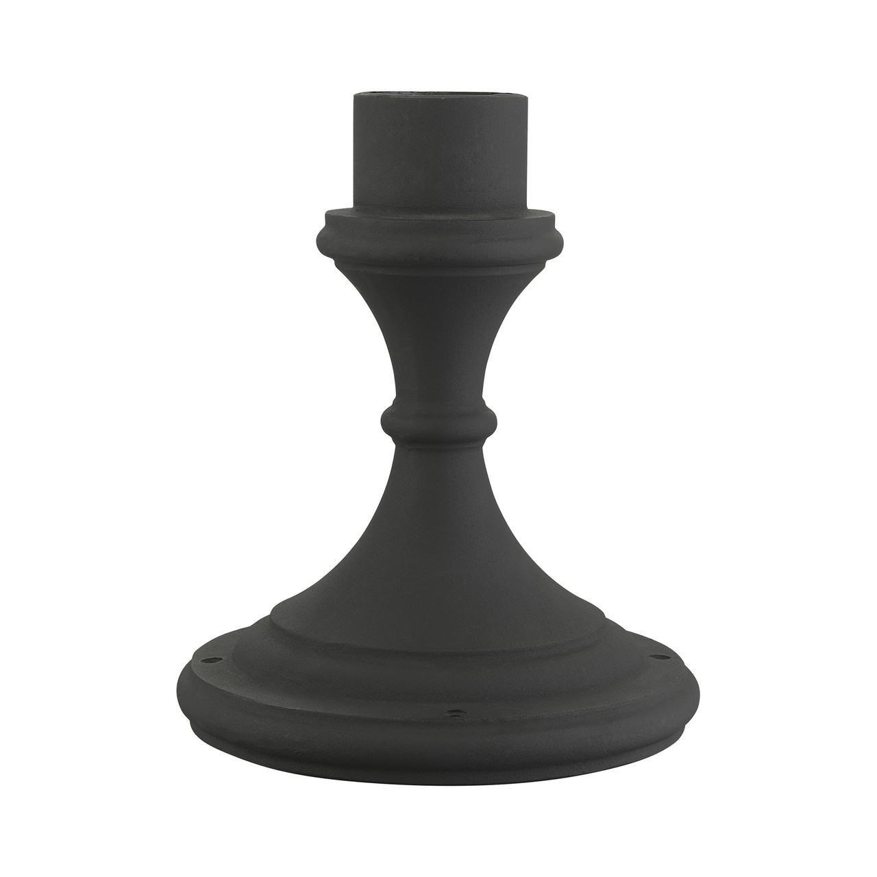 LIVEX LIGHTING 7500-14 Textured Black Pier Mount Adapter