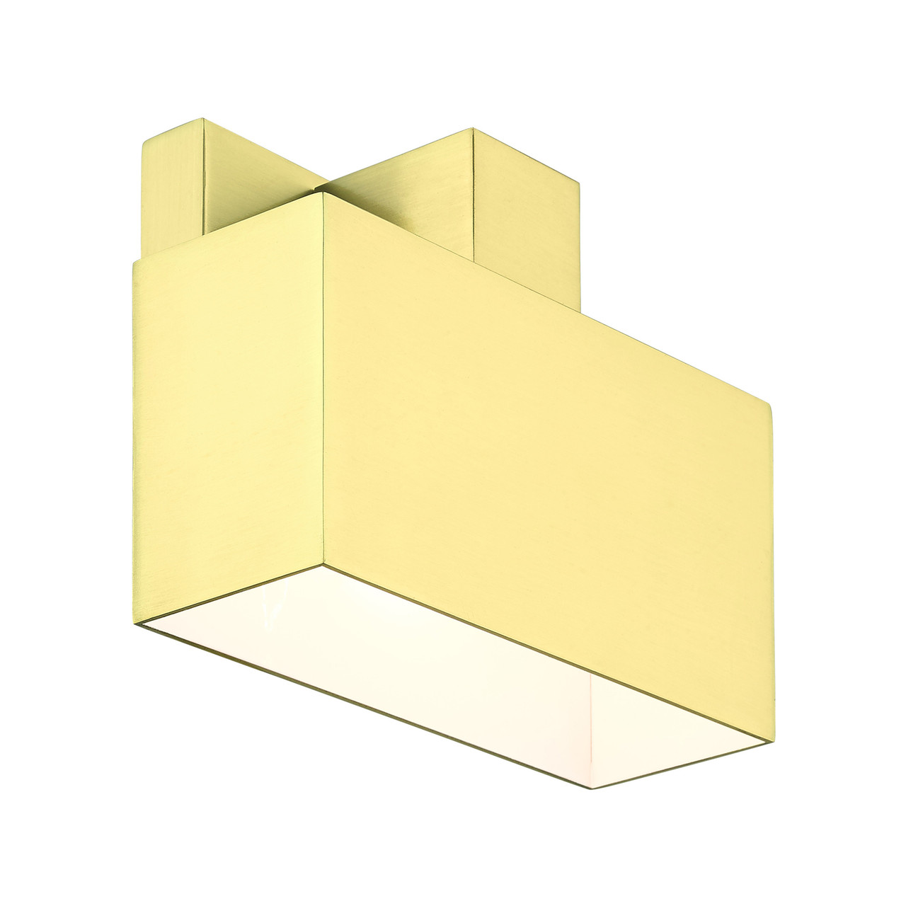 LIVEX LIGHTING 22422-12 Lynx 1 Lt Satin Brass Outdoor ADA Wall Sconce