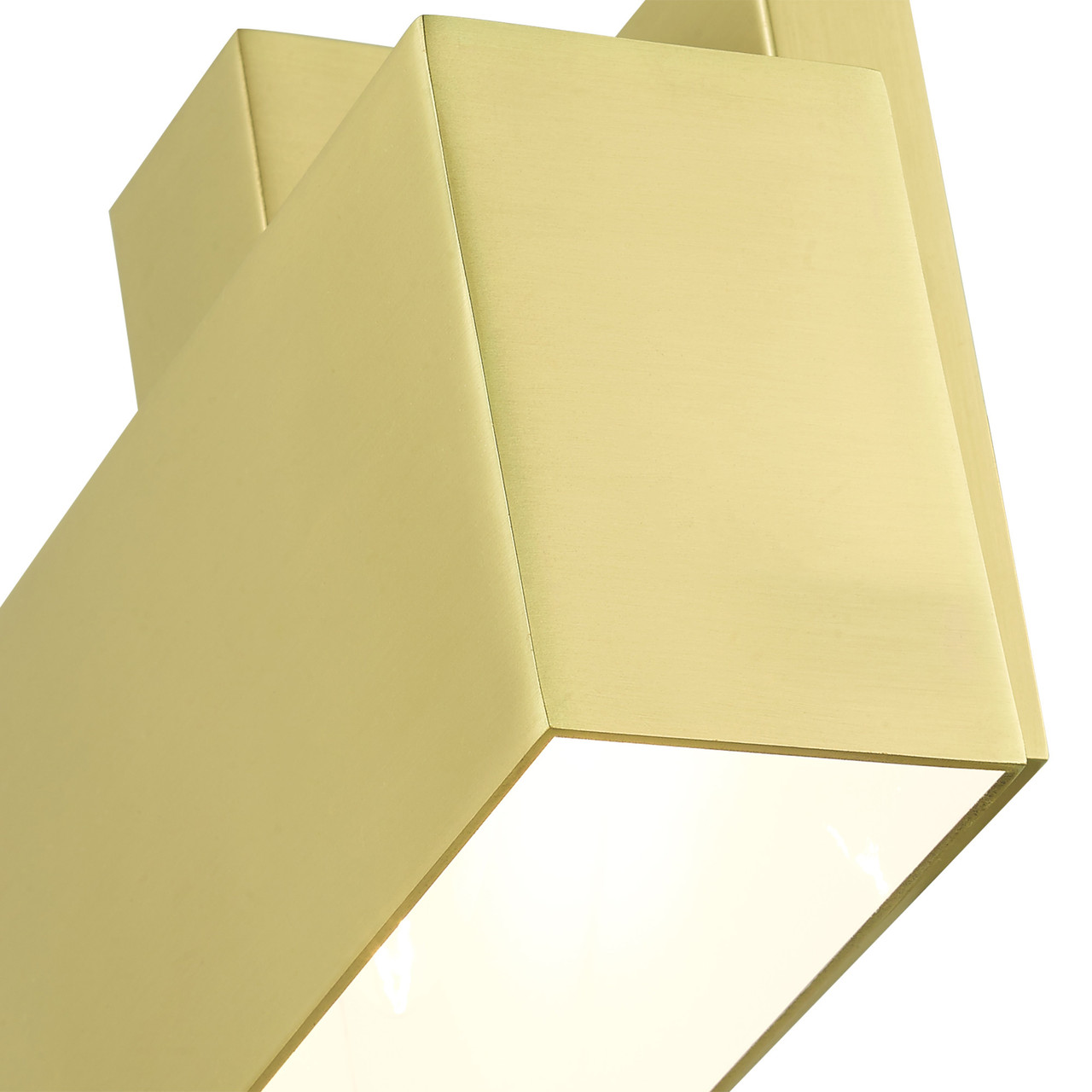 LIVEX LIGHTING 22422-12 Lynx 1 Lt Satin Brass Outdoor ADA Wall Sconce