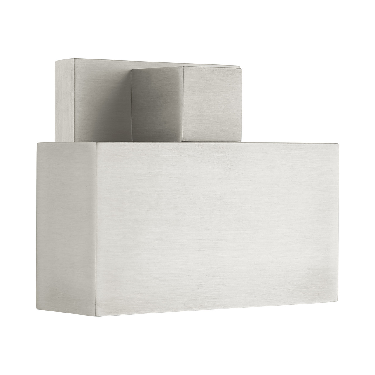 LIVEX LIGHTING 22422-91 Lynx 1 Lt Brushed Nickel Outdoor ADA Wall Sconce