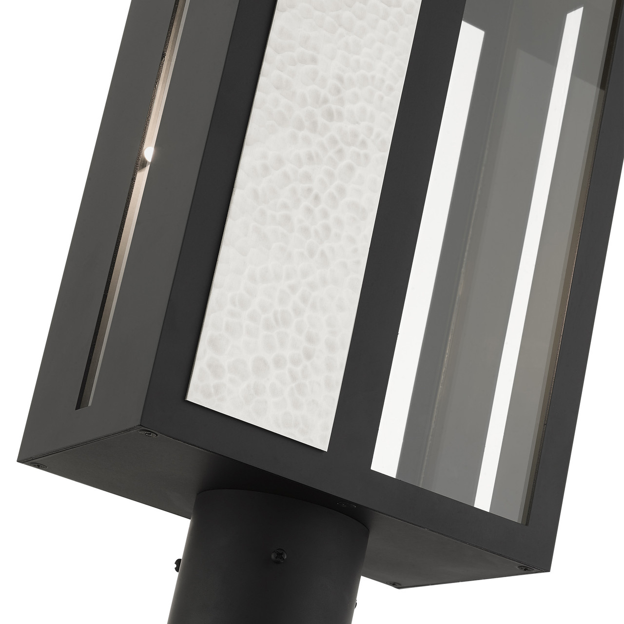 LIVEX LIGHTING 27416-04 1 Light Black Outdoor Post Top Lantern