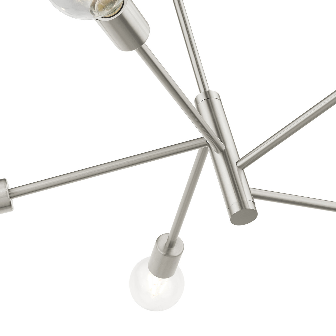 LIVEX LIGHTING 45865-91 Bannister 5 Lt Brushed Nickel Chandelier