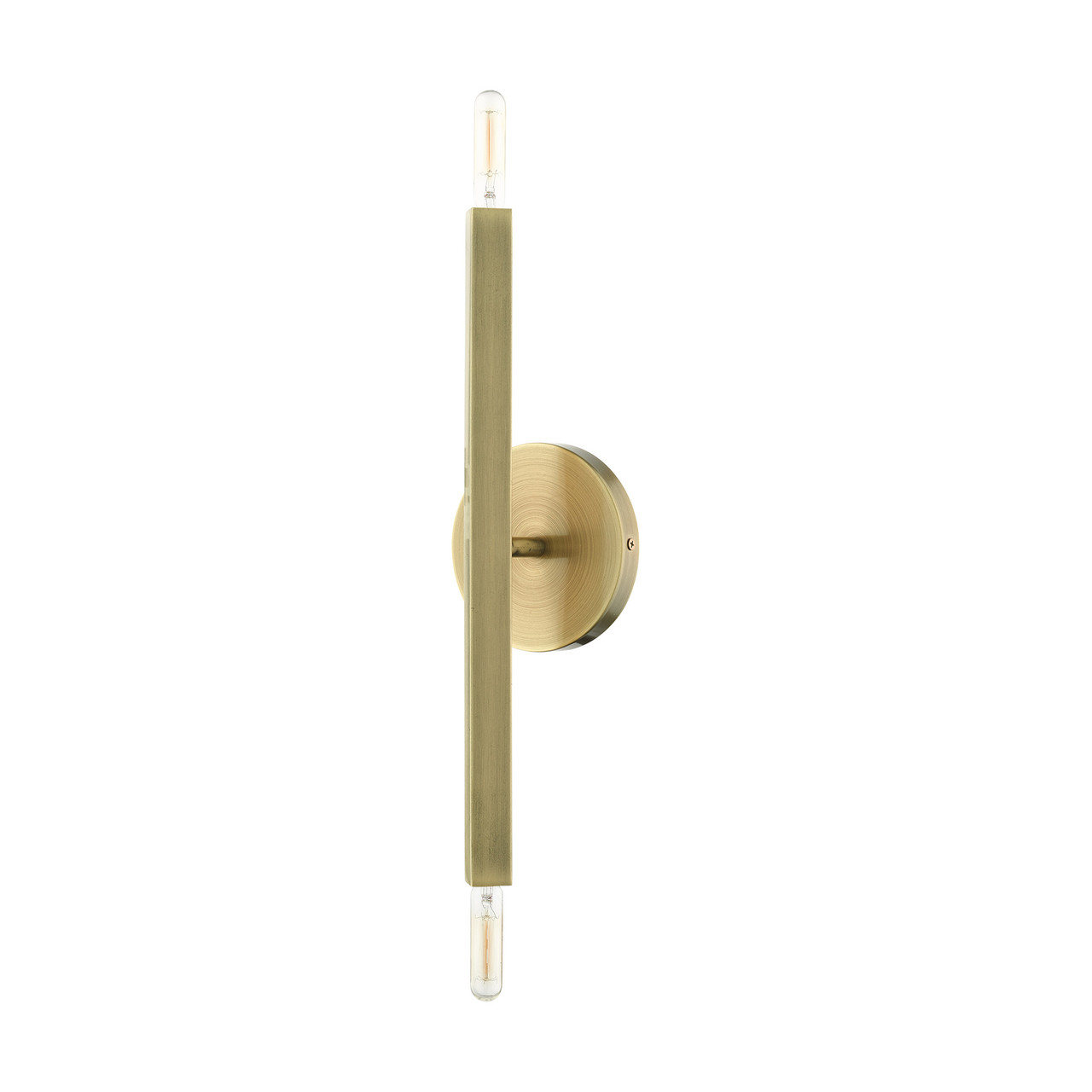 LIVEX LIGHTING 46981-01 2 Light Antique Brass ADA Sconce