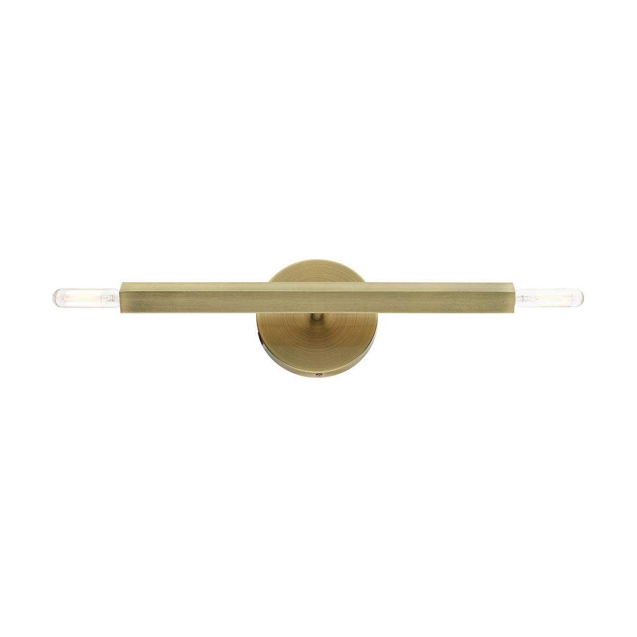 LIVEX LIGHTING 46981-01 2 Light Antique Brass ADA Sconce