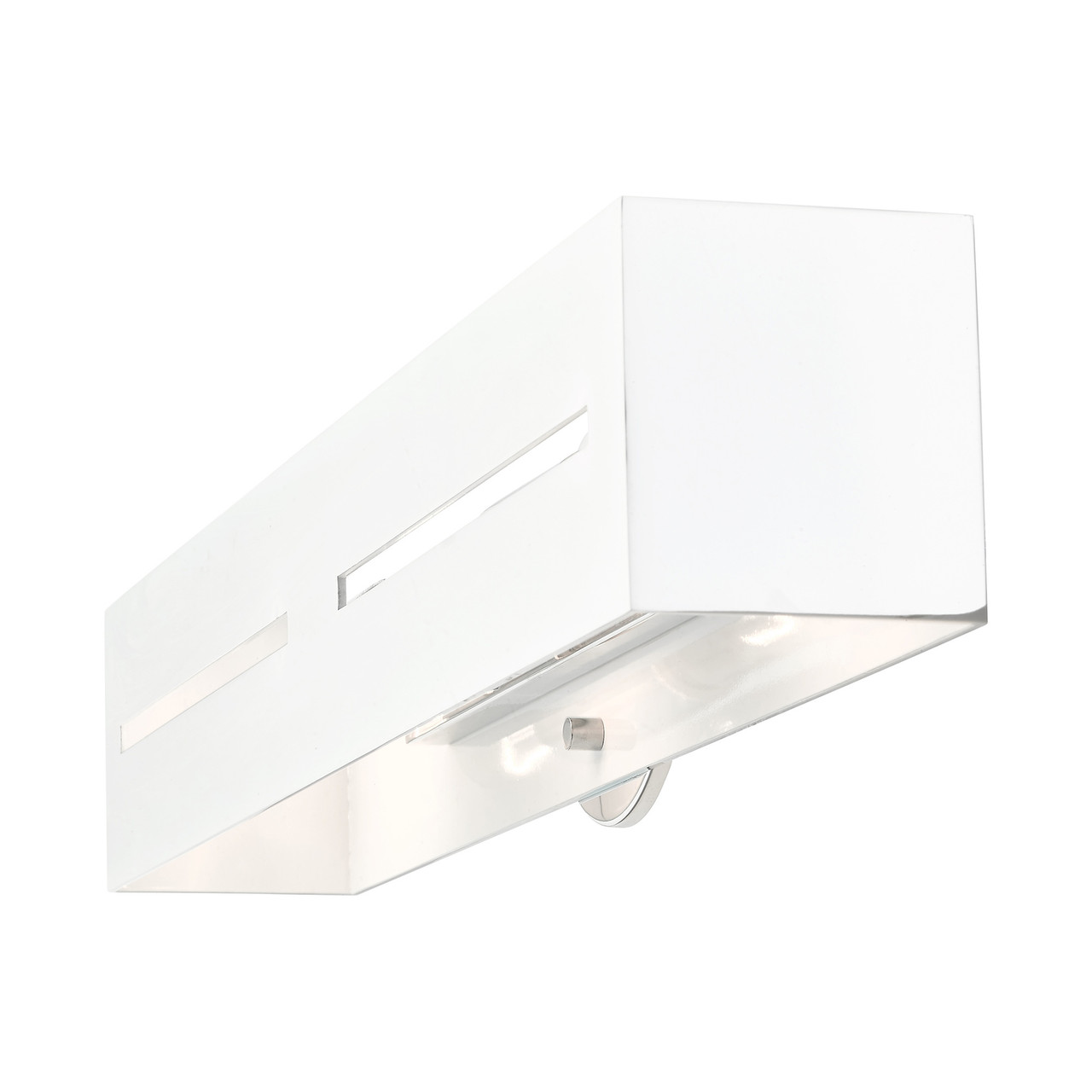 LIVEX LIGHTING 16683-05 Soma 3 Lt Polished Chrome ADA Vanity Sconce