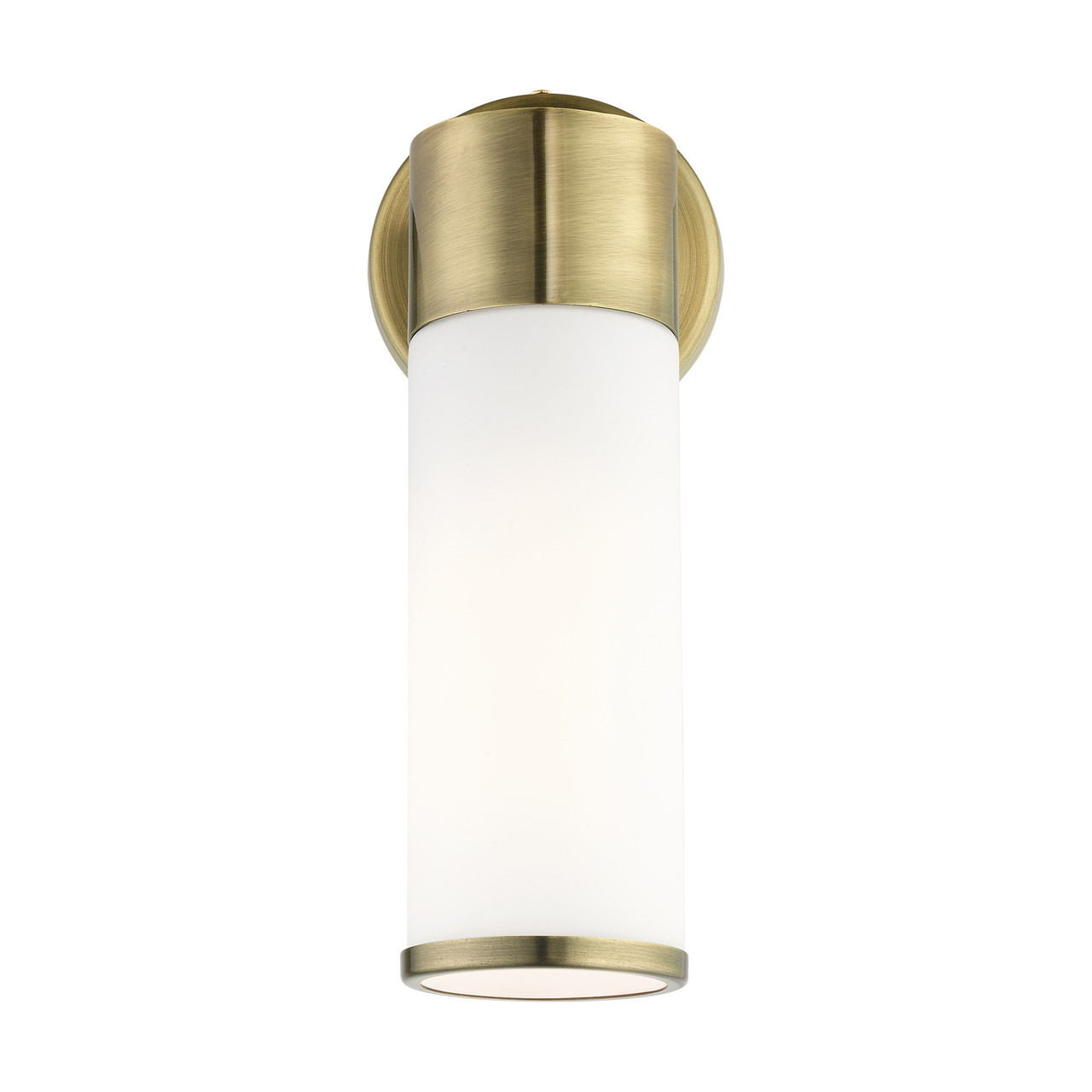 LIVEX LIGHTING 16561-01 1 Light Antique Brass ADA Single Sconce