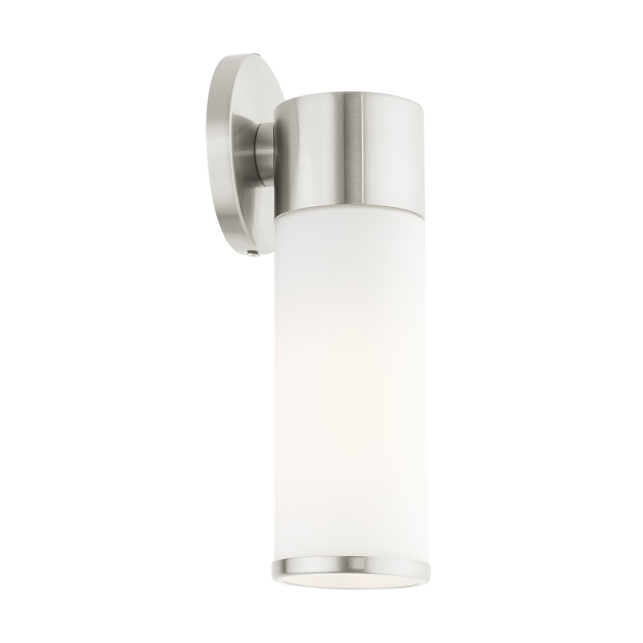 LIVEX LIGHTING 16561-91 Lindale 1 Lt Brushed Nickel ADA Vanity Sconce