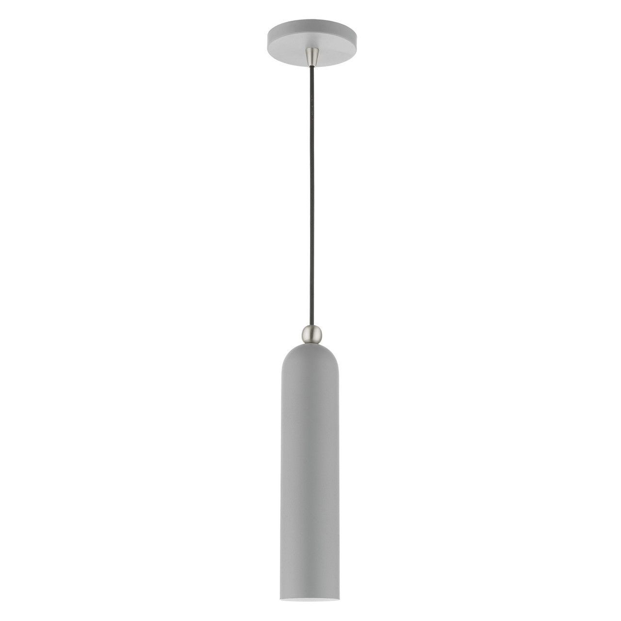 LIVEX LIGHTING 46751-80 Ardmore 1 Lt  Nordic Gray Pendant