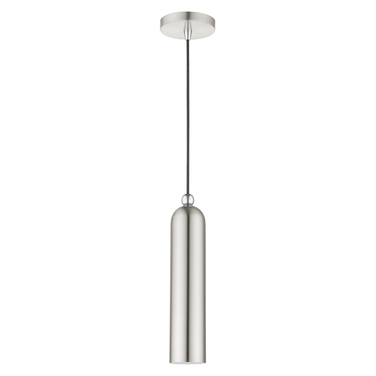 LIVEX LIGHTING 46751-91 Ardmore 1 Lt Brushed Nickel Pendant