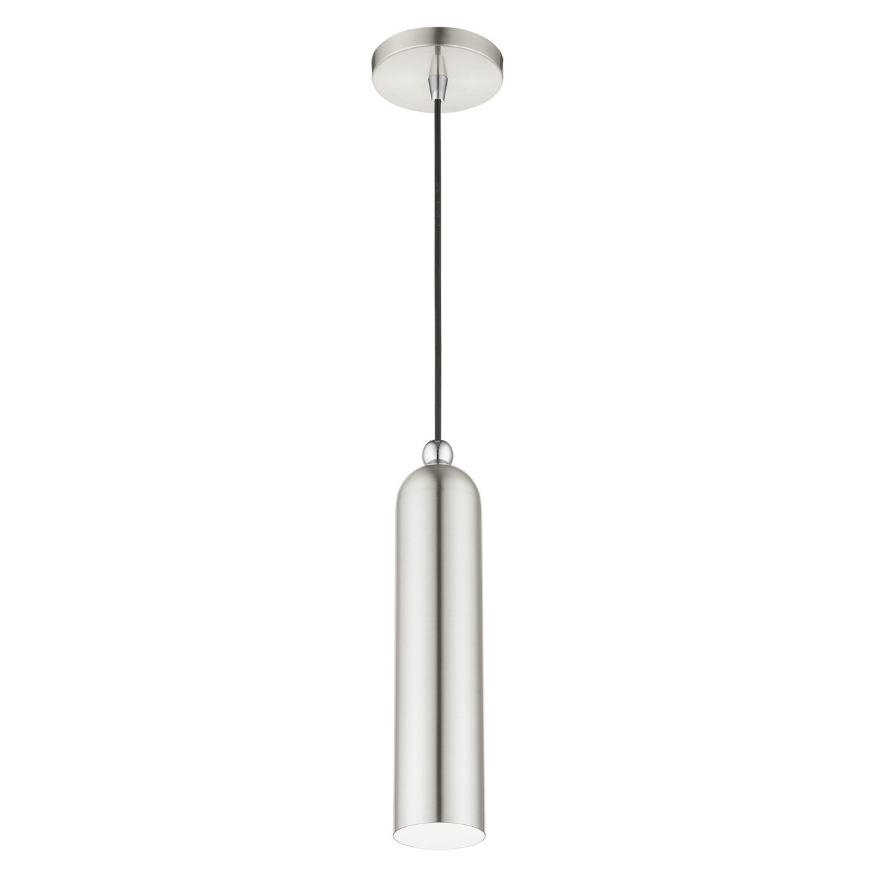 LIVEX LIGHTING 46751-91 Ardmore 1 Lt Brushed Nickel Pendant