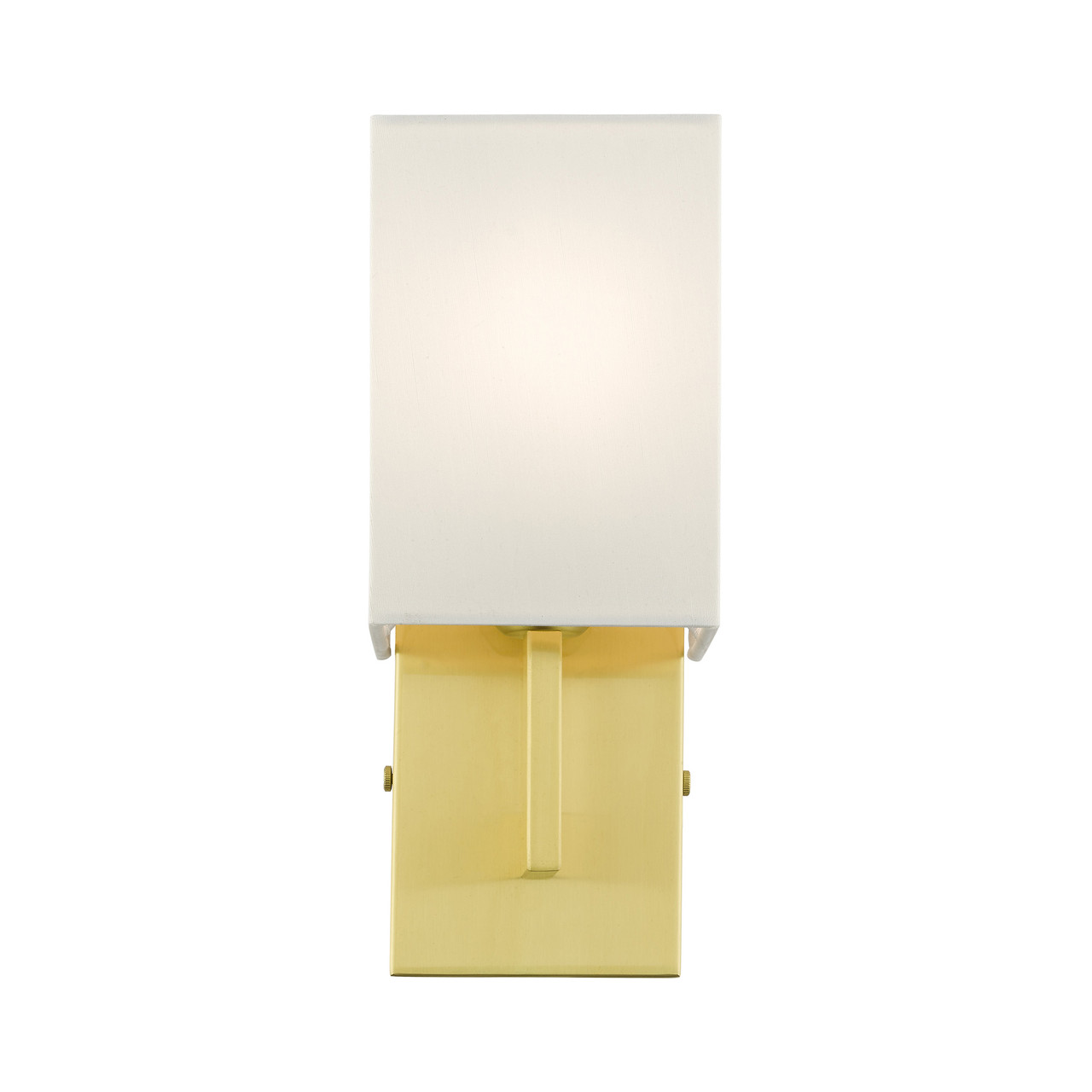 LIVEX LIGHTING 51101-12 1 Light Satin Brass ADA Sconce